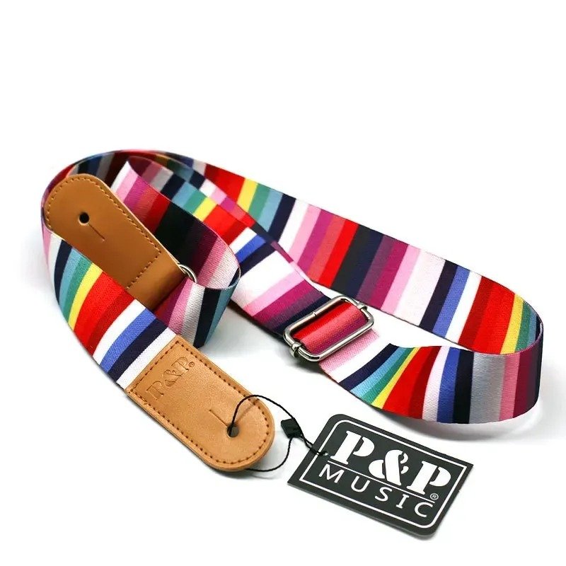 Festives Regenbogen Ukulele-Gurt