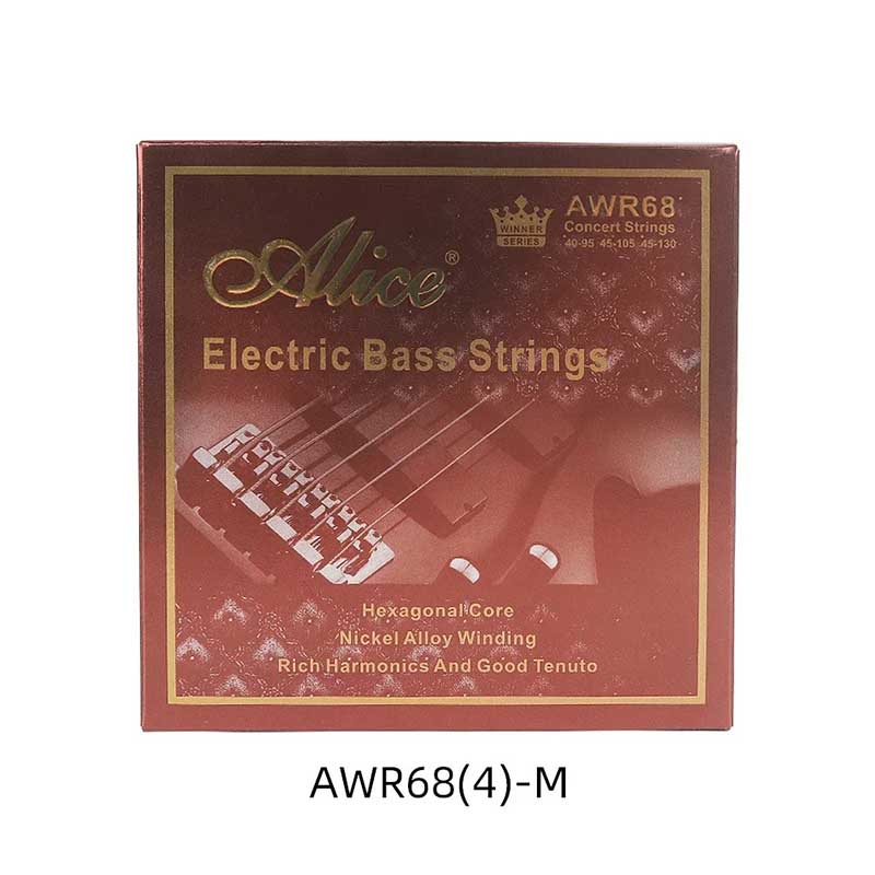4 mittlere Saiten für Elektrobass - Transparenter Ton, Fortgeschrittene Elektromagnetische Eigenschaften, Reich an Harmonien und Guter Sustain