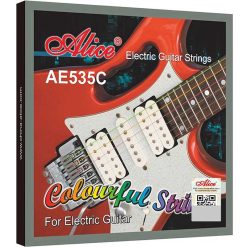 Avant Elektrische Gitarrensaiten - Saiten zum Üben & Aufführen, Bunte Saiten für Elektrische Gitarre, Glänzendes Aussehen