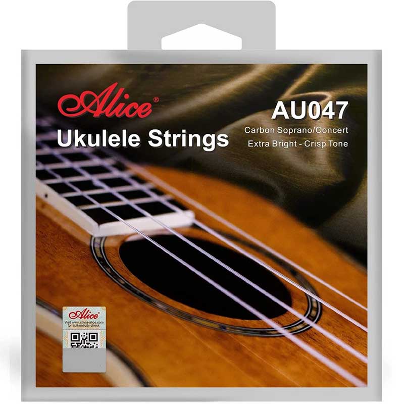 Avant Cordes für Ukulele (SOCO) - Konzert-Saiten, Karbon, Extra Glänzend, Klarer Klang