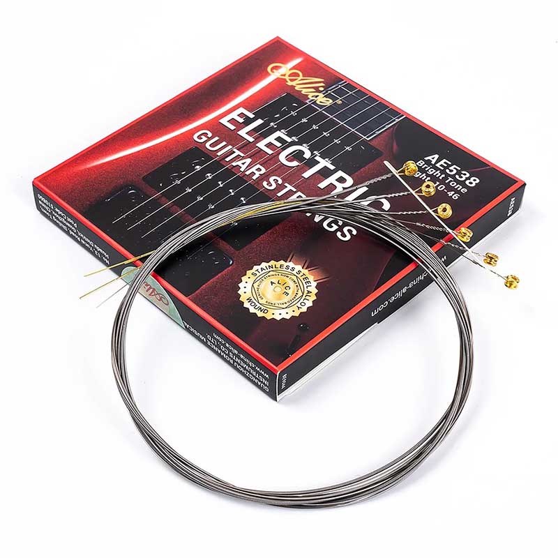 Elektrische Gitarrensaiten - Hohe Magnetische Durchlässigkeit, Für Professionelle Nutzung, Edelstahllegierung