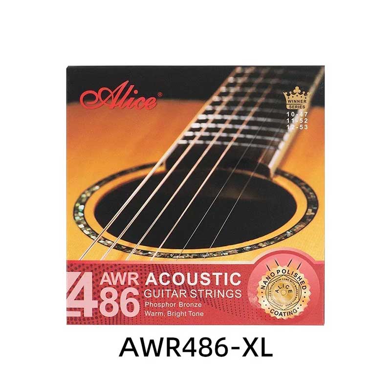 Extra leichte Saiten für Akustikgitarre - Phosphorbronze, warm, klarer Klang, Nano-Poliertes Beschichtung