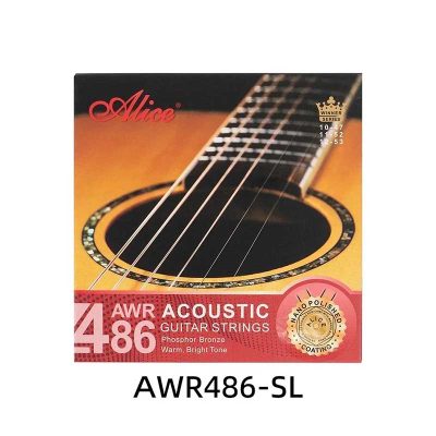 Super Leichte Saiten für Akustikgitarre - Phosphor Bronze, Warm, Klarer Klang, Nano-Poliertes Beschichtung