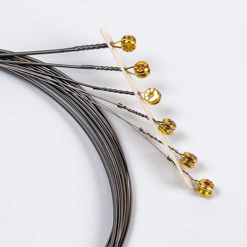 Übersicht Elektrische Gitarrensaiten - Hohe Magnetische Durchlässigkeit, Für Professionellen Gebrauch, Edelstahllegierung