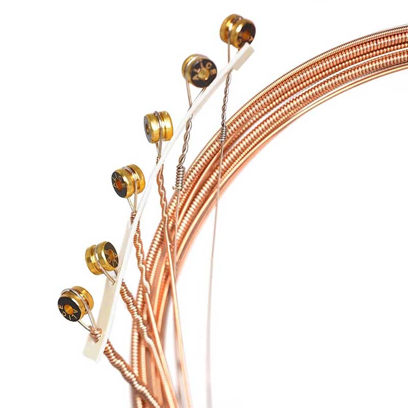 Übersicht Akustikgitarrensaiten - Phosphorbronze, Warm, Klarer Klang, Klare und Melodische Höhen und Tiefe und Stabile Bässe