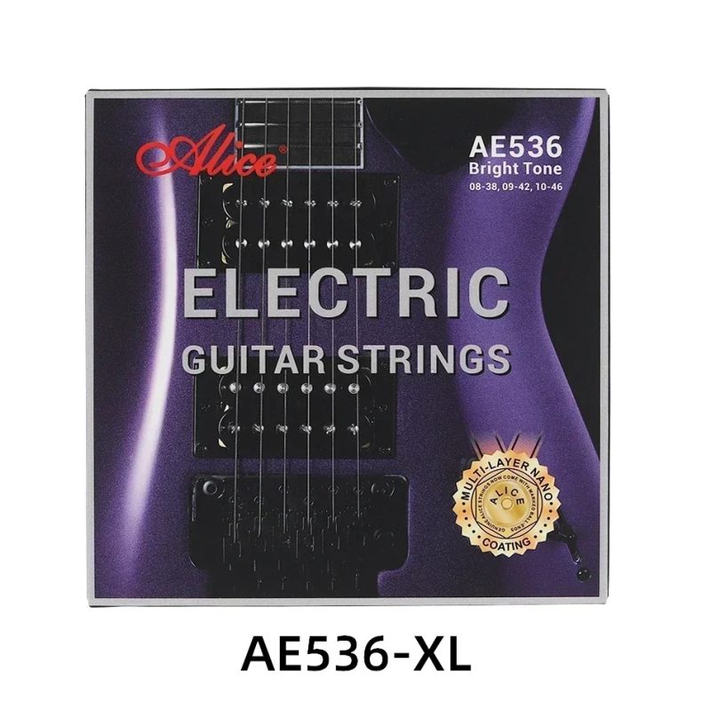 Elektrische Gitarrensaiten - Konzertsaiten, Nano-Mehrschichtbeschichtung - Extra Leichte Spannung