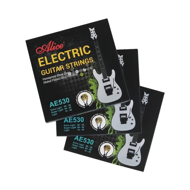 Elektrische Gitarrensaiten - Saiten für Übung und Performance - Klar-Transparenter Klang