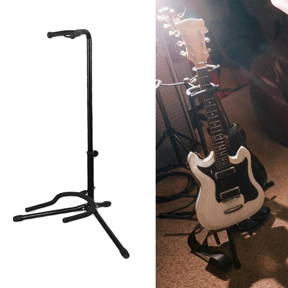 Details zum Klappbaren Gitarrenständer aus Metall - Sicher und Verstellbar