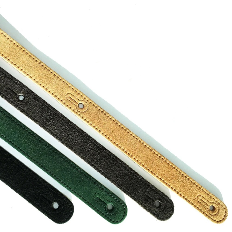 Details Gitarrengurt Wildleder 'Rustikale Eleganz' - 4 Farben zur Auswahl!