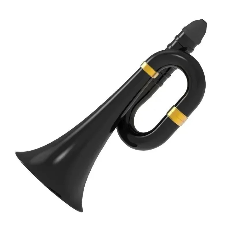 Details zum professionellen Kazoo aus schwarzem Messing