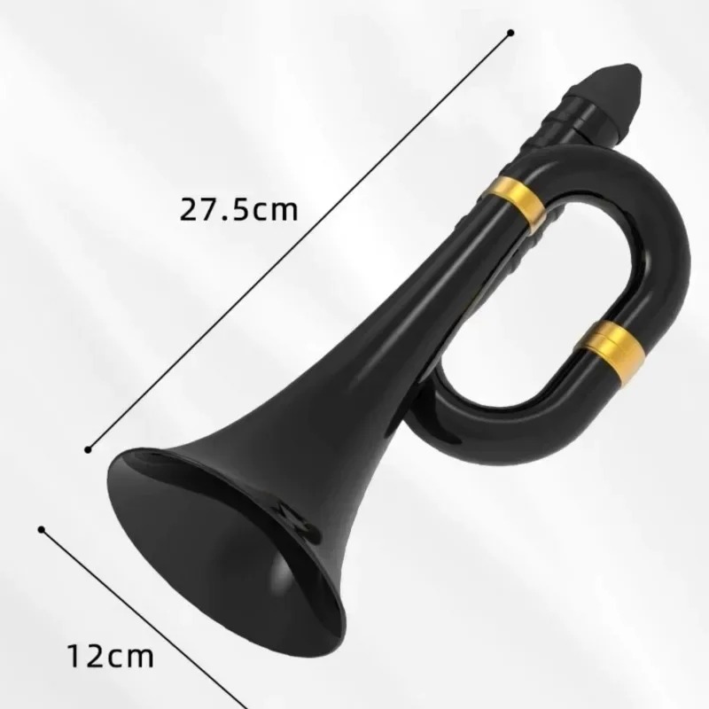Abmessungen des professionellen Kazoos aus schwarzem Messing