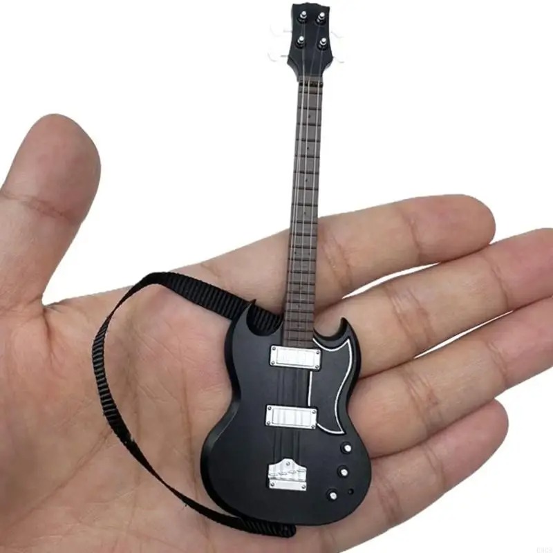 Miniaturgitarre 'Klassik Schwarz Bühne
