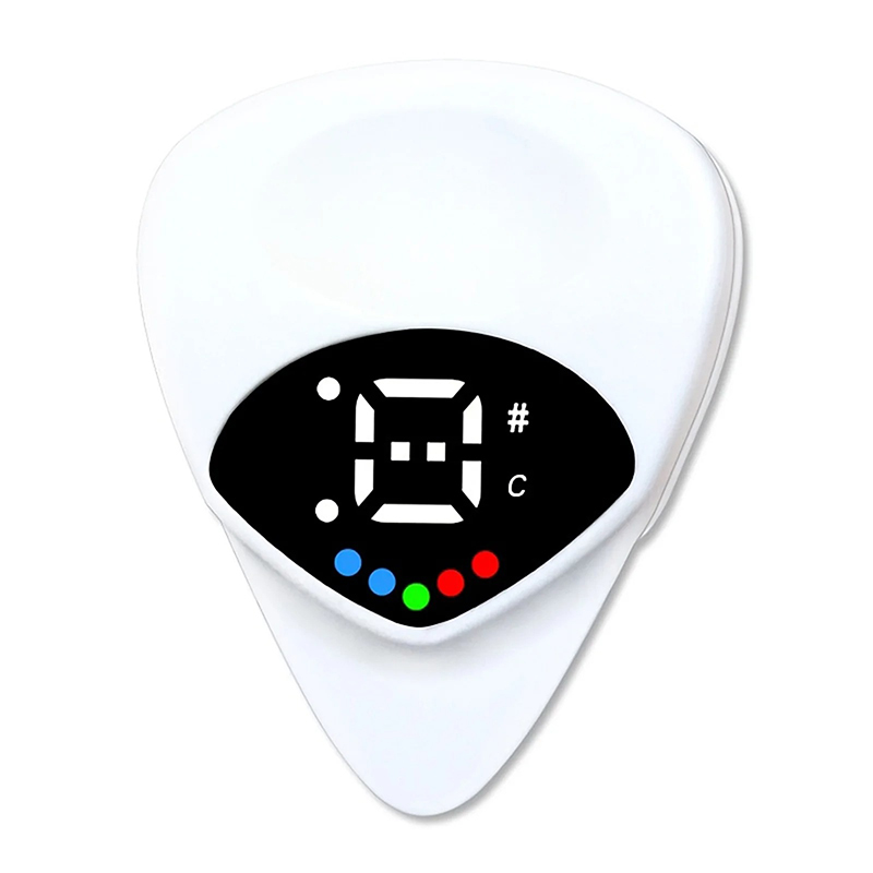 2-in-1 Plektrum-Stimmgerät - 12-Ton-Temperament-Stimmgerät für Gitarre & Ukulele