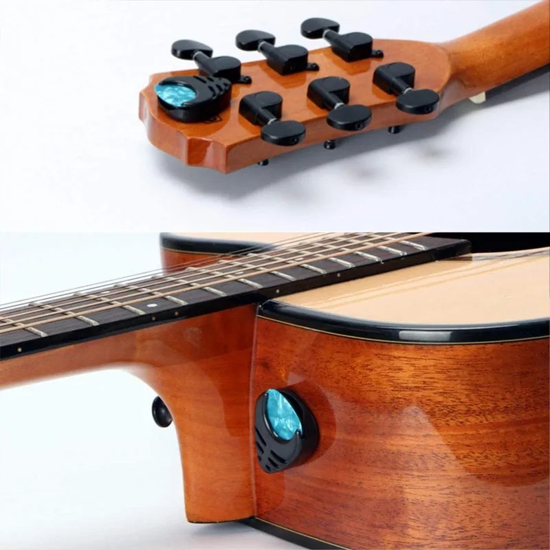 Avant Porte-Médiators Gitarre - Kompakter Selbstklebender Griff - Kompakt und farbenfroh