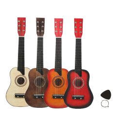 Details Akustikgitarre für Kinder aus Lindenholz - 4 Farben zur Auswahl!