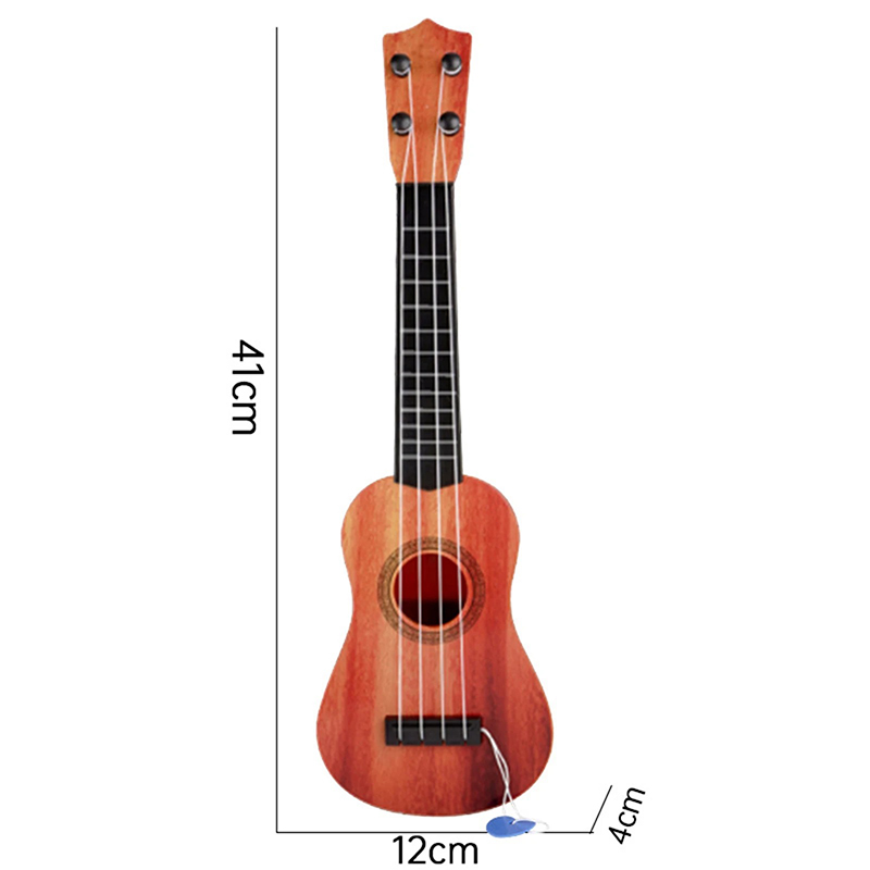 Abmessungen der akustischen Kinder-Gitarre 'Eichenglitzern' - ab 3 Jahren
