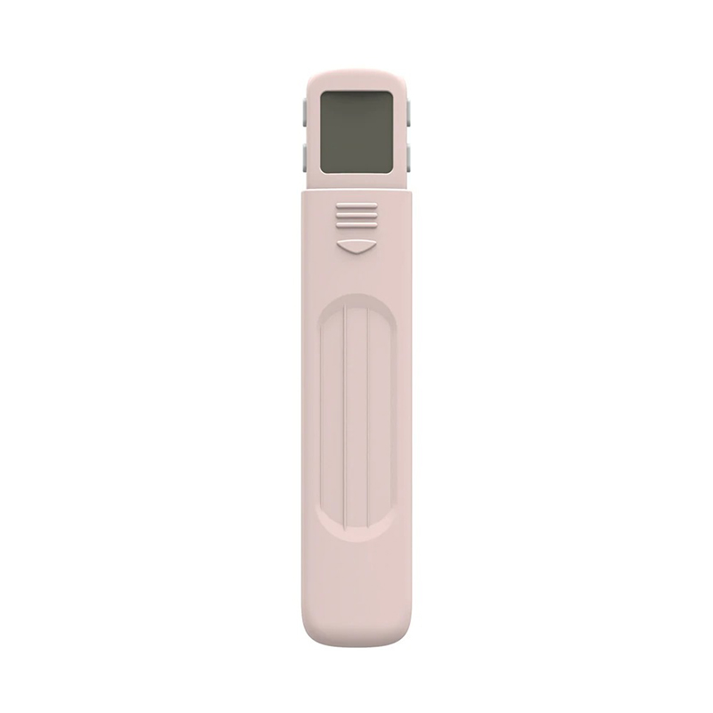 Pocket Uke" Ukulele-Akkordtrainer - Einziehbarer Hals mit Metronom und rosafarbenem LCD-Bildschirm