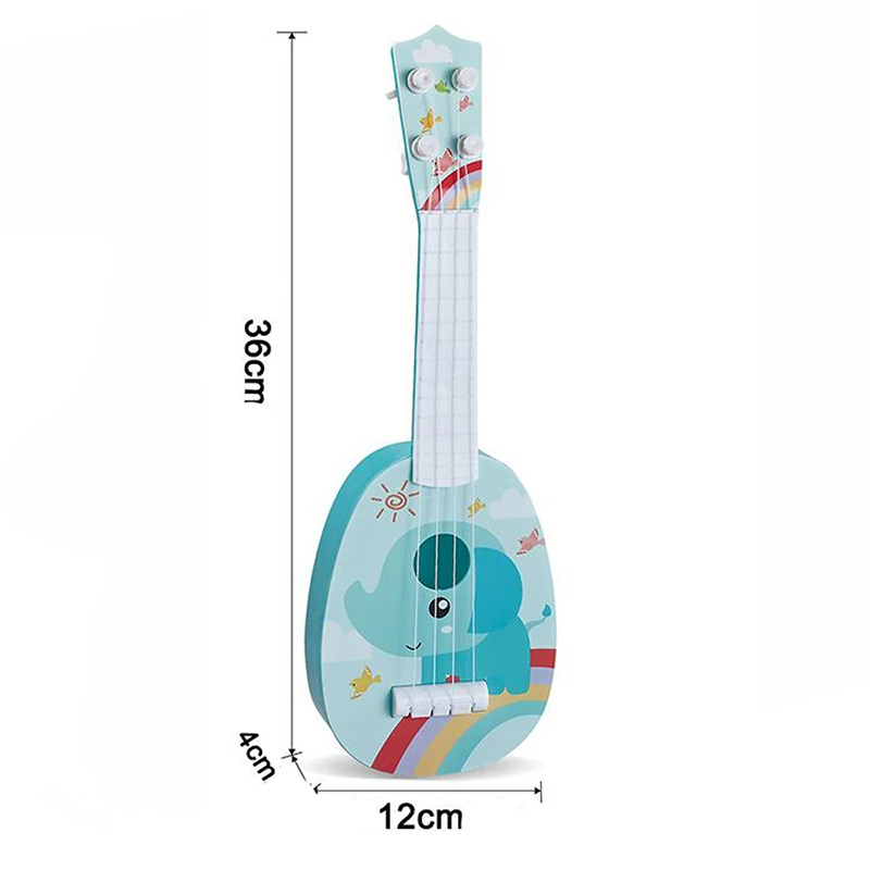 Elefant Verzaubert Regenbogen' Kinder-Gitarre für Kleinkinder!