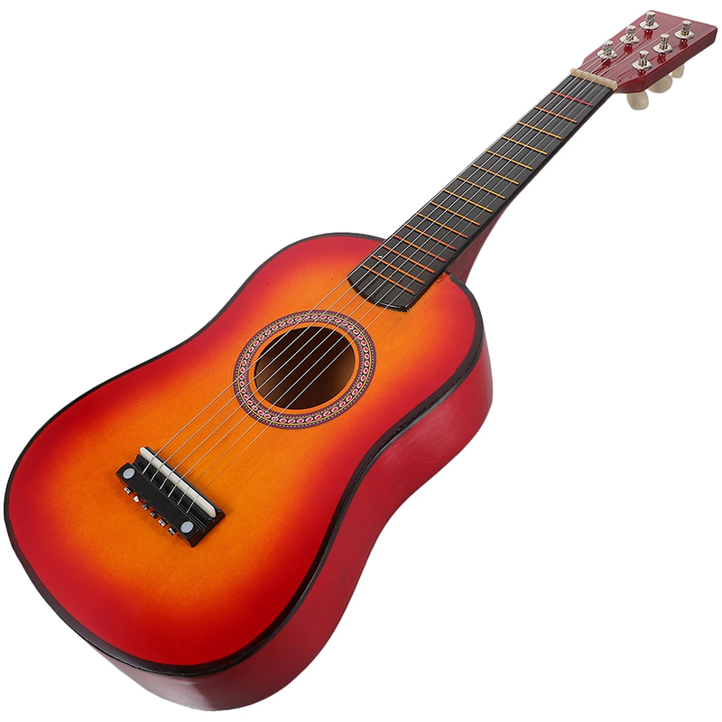 Akustische Folk-Gitarre für Kinder mit einer Länge von 58 cm 'Flammendes Zwielicht