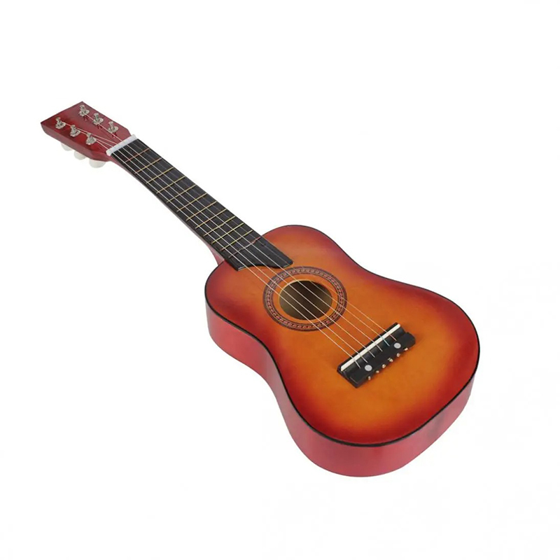 Akustische Kindergitarre aus Lindenholz in Braunfarbe