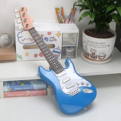 Wunderschöne elektrische Kinder-Gitarre - 43 cm, Farbe Blau