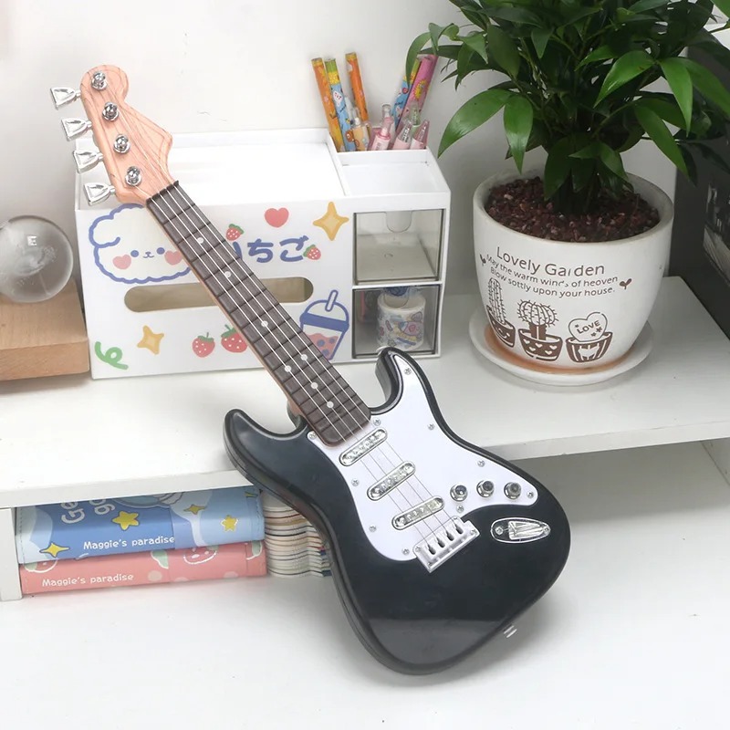 Wunderschöne elektrische Kinder-Gitarre - 43 cm, Farbe Schwarz