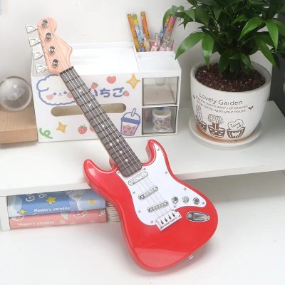 Wunderschöne elektrische Kindergitarre - 43 cm Farbe Rot