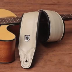 Sangle Gitarre Leder Prestige - Vintage Klassik aus Premium Leder - Farbe Beige