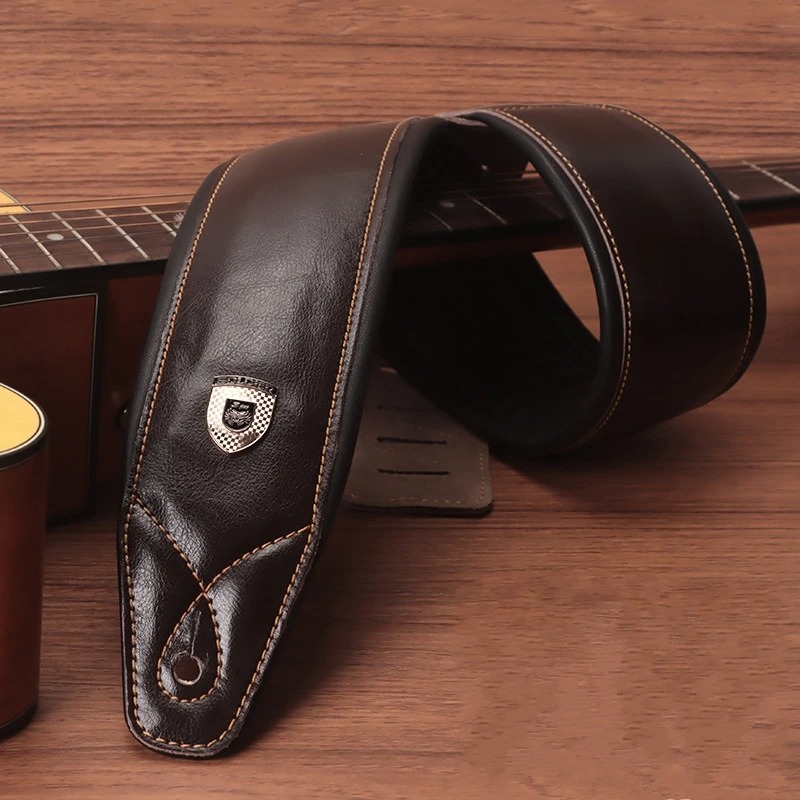 Sangle Guitare Leder Prestige - Vintage Klassik aus Premium Leder - Farbe Braun
