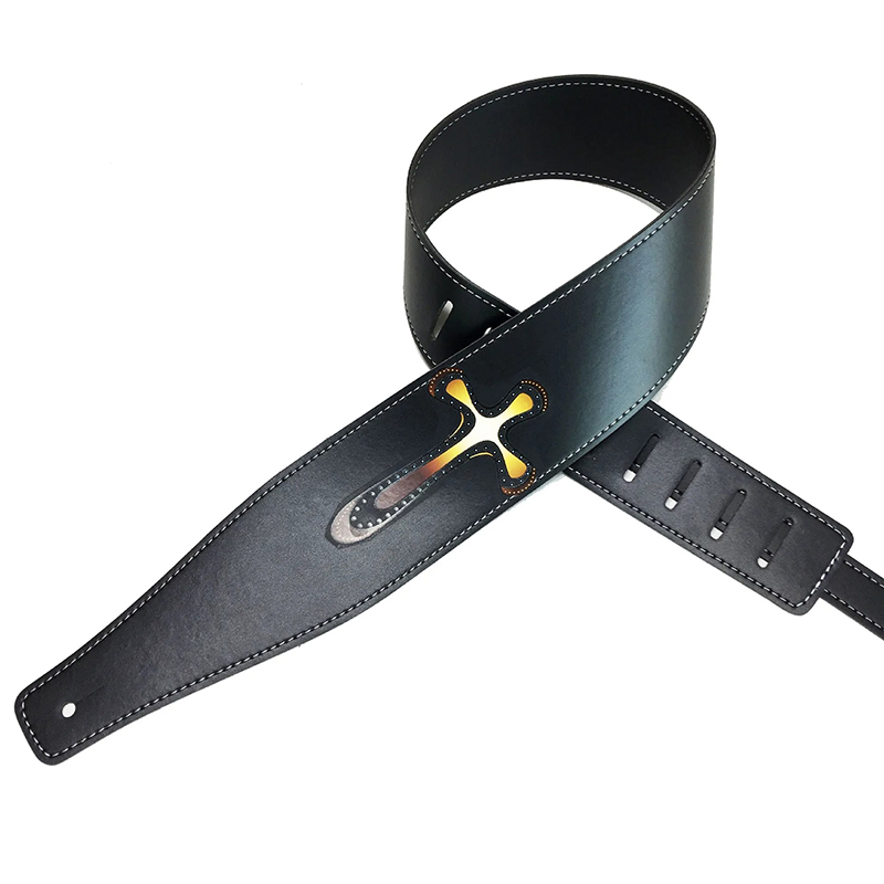 Rock-Gitarrengurt mit Feuerkreuz