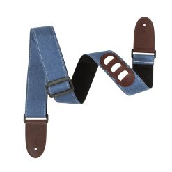 Denim' Gitarrengurt 'Silberner Glanz