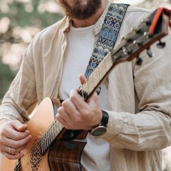 Gitarrengurt im Vintage-Stil 'Kalte Geometrie