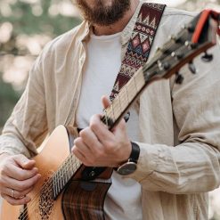 Gitarrengurt im Vintage-Stil 'Tribal-Tapisserie