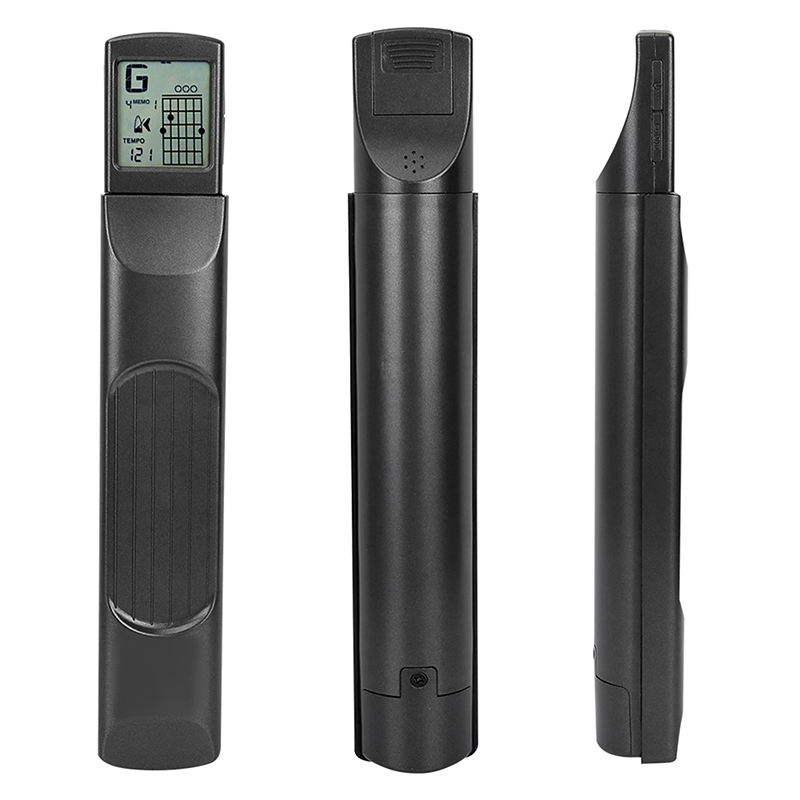 Übersicht Mini Trainingsgitarrengriff PocketChord Pro - 6 Bünde mit drehbarem Bildschirm & Metronom