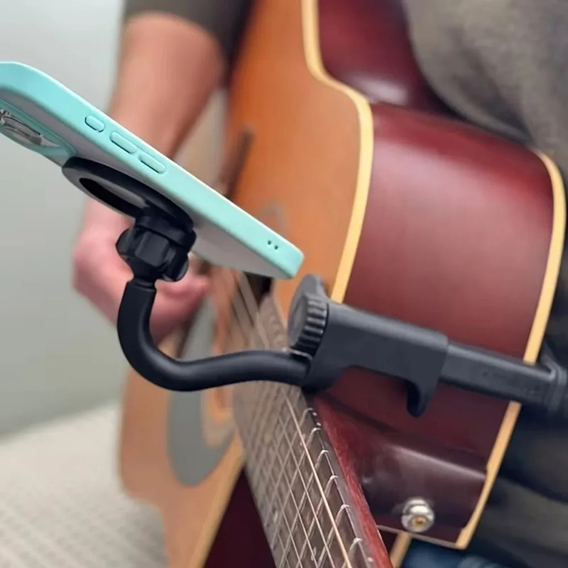 Allgemeine Ansicht Handyhalterung für Gitarre - Universal Clip Freihändig Verstellbar