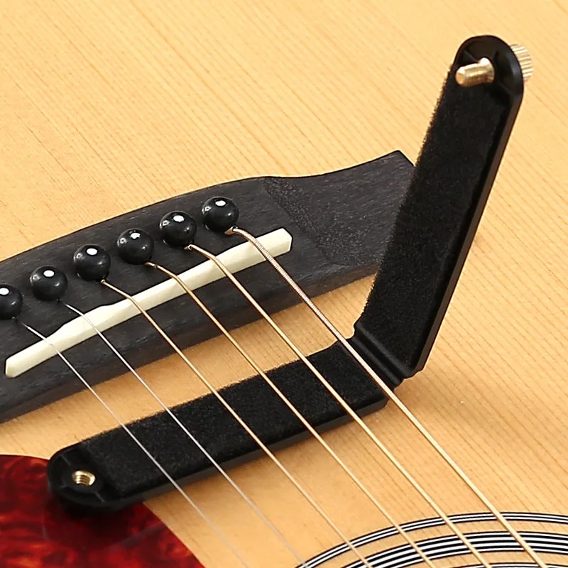 Fortgeschrittener Gitarrensaiten-Dämpfer - Universeller Dämpfer für Akustikgitarre, E-Gitarre, Bass und Ukulele