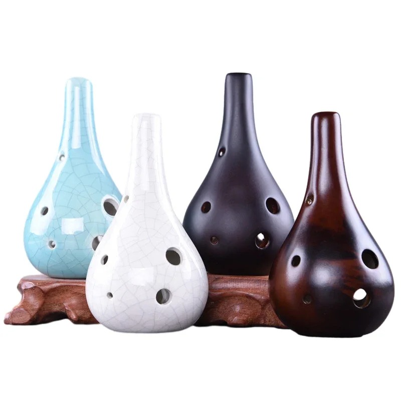 Avant Ocarina Tropfen Keramik - Eleganter Zen-Klang - 4 Farben zur Auswahl!