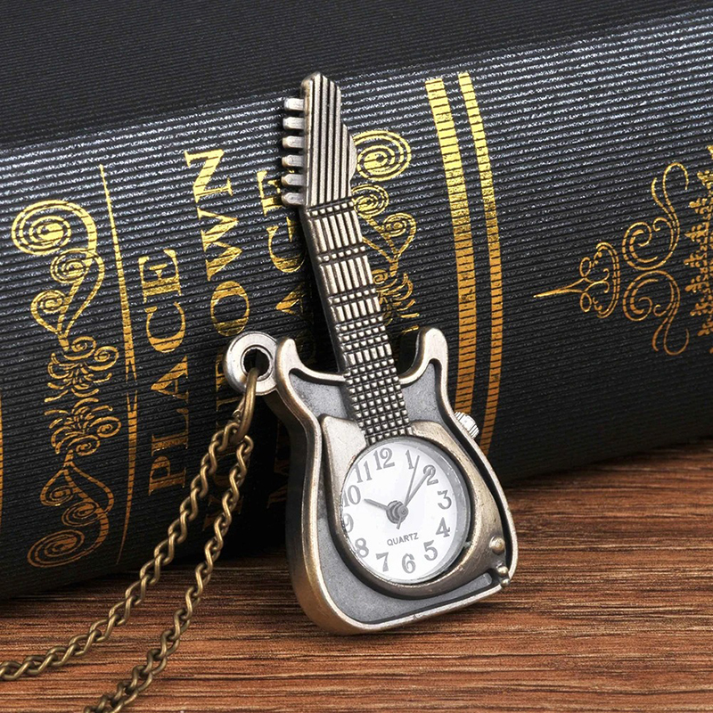 Avant Anhänger Rock Gitarre und Taschenuhr - Time Solo Vintage