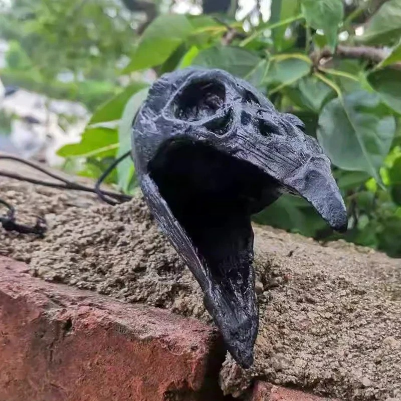 Avant Pfeife Aztekischer Rabenschädel Gesang des Boten aus dem Jenseits