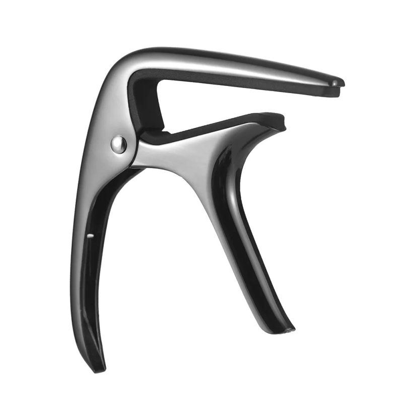 Universeller Gitarren-Kapodaster aus Metall - Premium Farben Farbe Schwarz