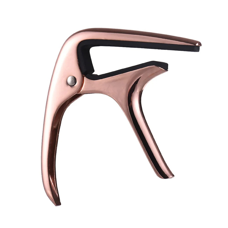 Universeller Metall-Gitarrenkapodaster - Premiumfarben in Roségold