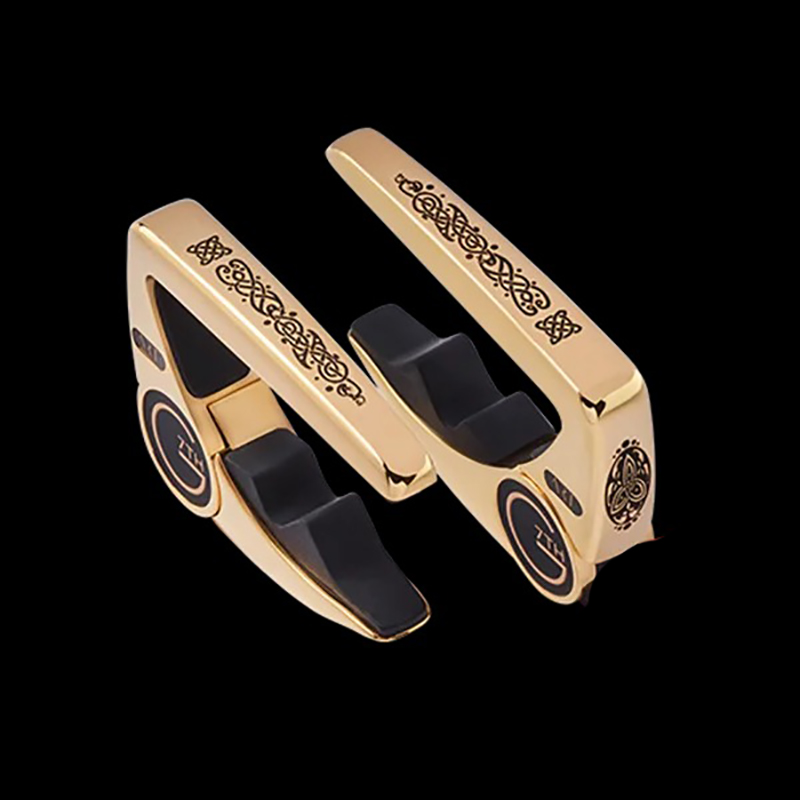 Capodaster für Gitarre - Modell Celtic Pulse in Goldfarbe