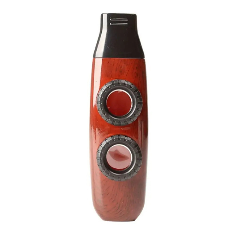 Rotes Kazoo mit doppeltem Resonator
