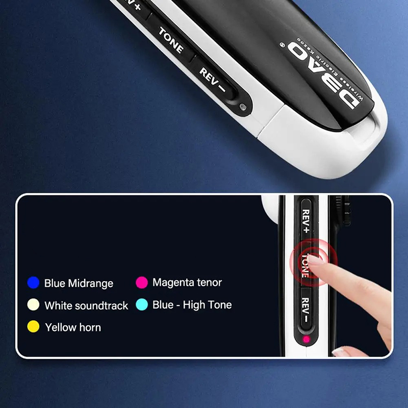 Elektrisches Kazoo ohne Kabel mit USB-Ladung - Soundeffekte und mehrere Einstellungen