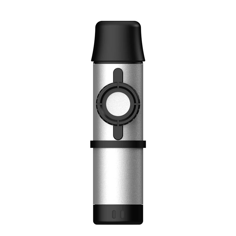 Metallisches, einstellbares Kazoo - Professioneller Klang und Premium-Design - Farbe Weiß