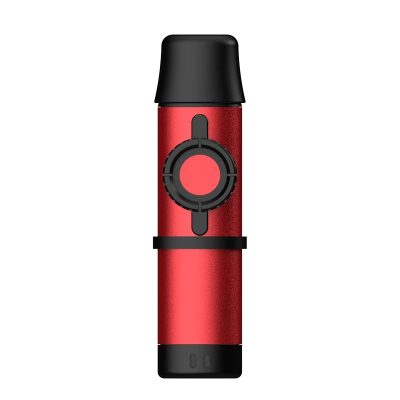 Metallisches, einstellbares Kazoo - Professioneller Klang und Premium-Design - Farbe Rot