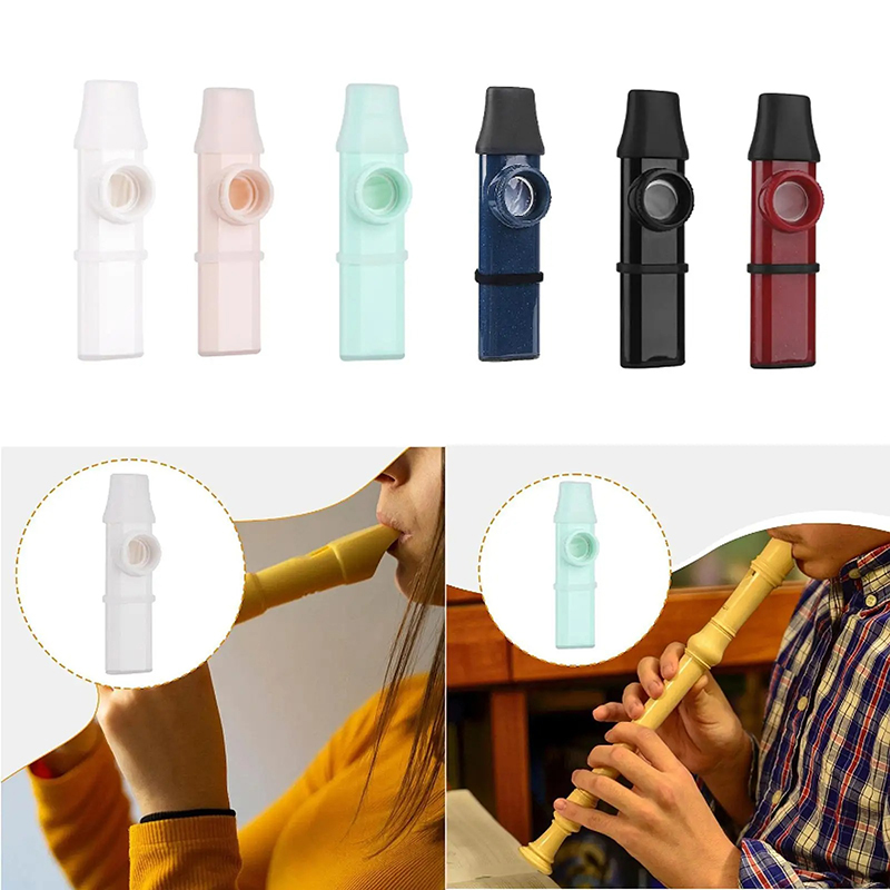 Kazoo Vielseitiger Reiner Klang & Mundstück für Blockflöte