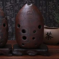 Prächtige Xun Keramik mit 10 Löchern (埙) Geist der Erde - Doppelhöhle - Ton F oder G