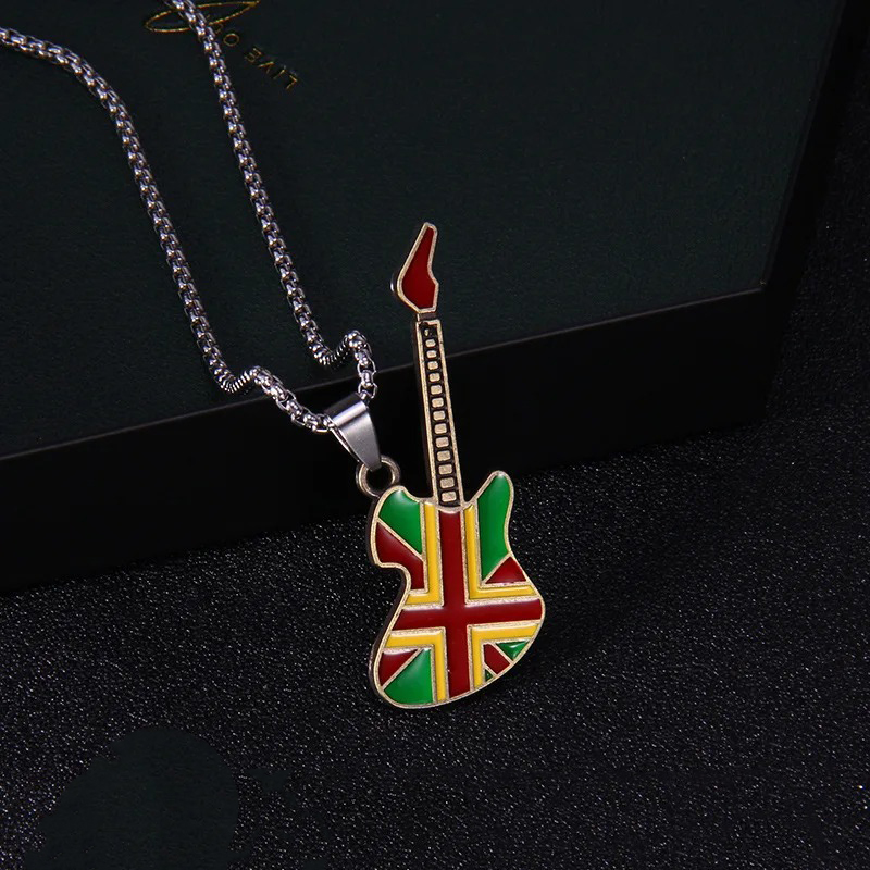 Anhänger Rock Gitarre - Rasta Rebell