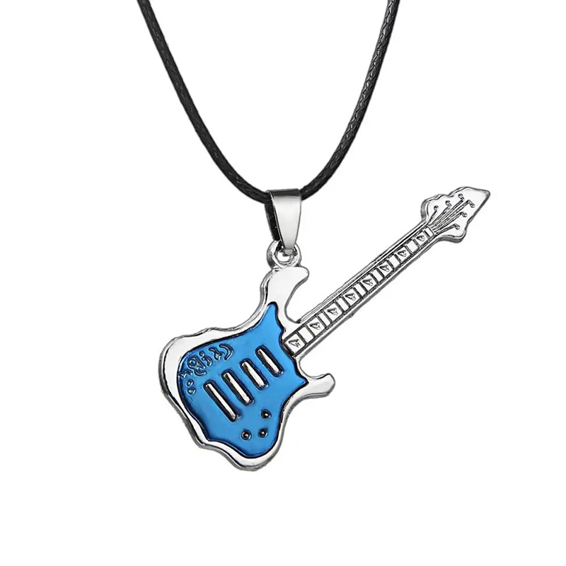 Anhänger Gitarre Rock 'Solo Chromatisch' Farbe Blau